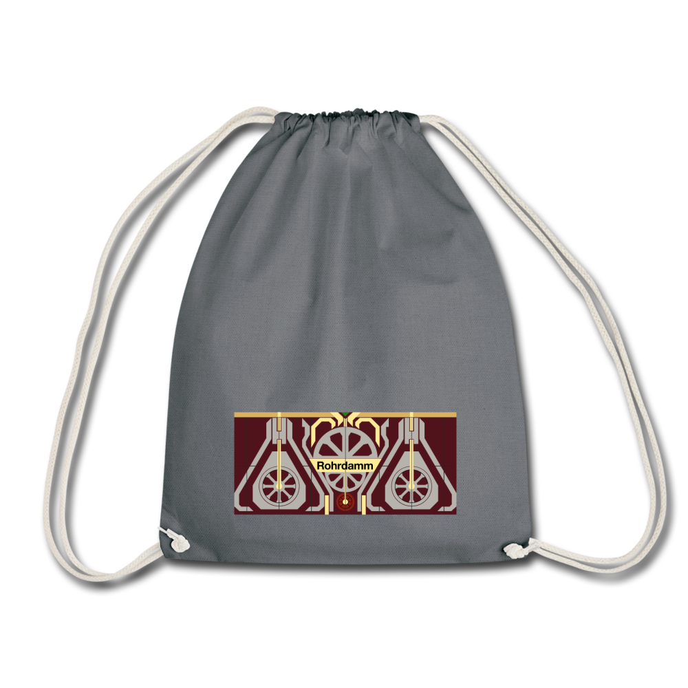 Rohrdamm  - Turnbeutel - Grau