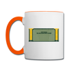 Wittenau Wilhelmsruher Damm - Tasse zweifarbig - Weiß/Orange