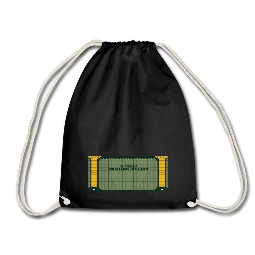 Wittenau Wilhelmsruher Damm - Turnbeutel - Schwarz