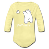 Flitzpiepe - Bio-Langarmbody - Hellgelb