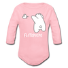 Flitzpiepe - Bio-Langarmbody - Hellrosa