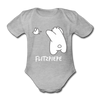 Flitzpiepe - Bio-Kurzarmbody - Grau meliert