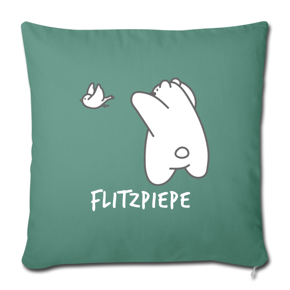 Flitzpiepe - Sofakissen mit Füllung (45 x 45 cm) - Tanngrün