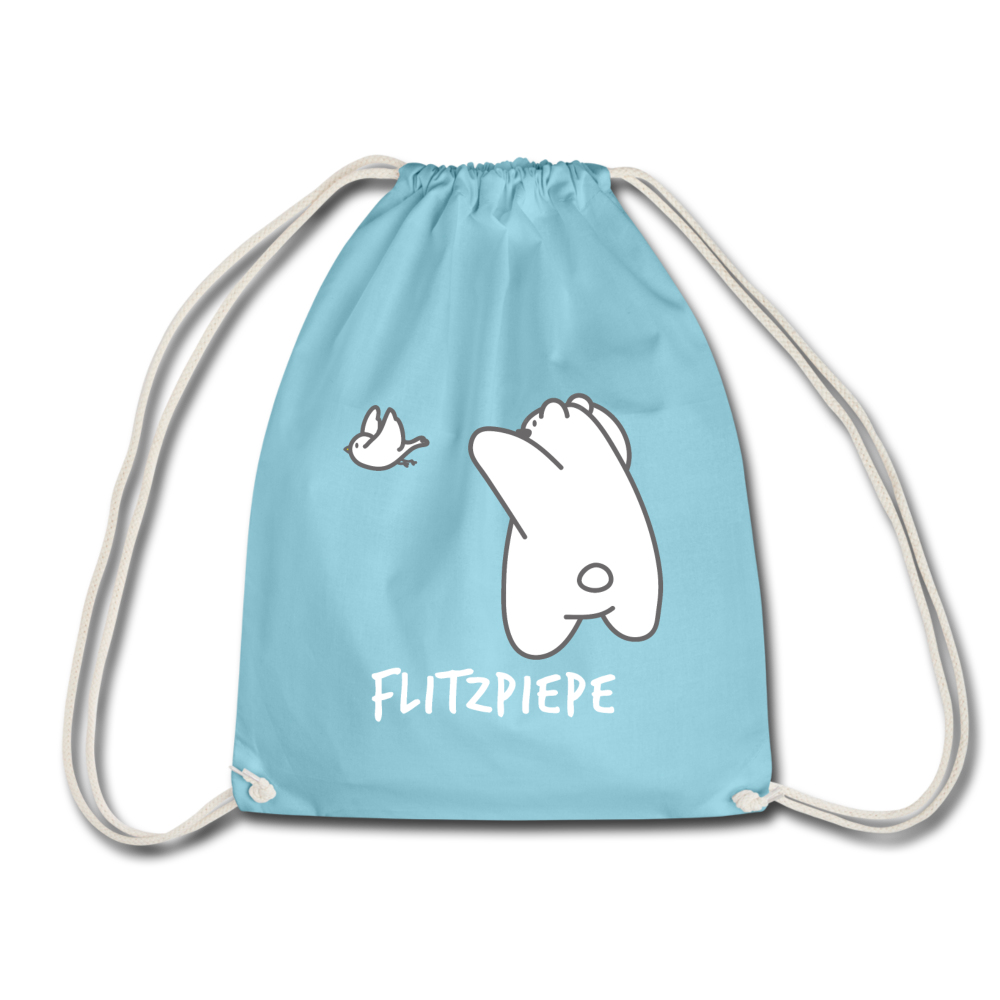 Flitzpiepe - Turnbeutel - Aqua