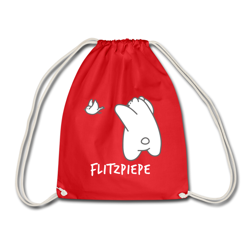Flitzpiepe - Turnbeutel - Rot