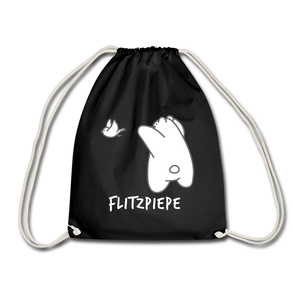 Flitzpiepe - Turnbeutel - Schwarz
