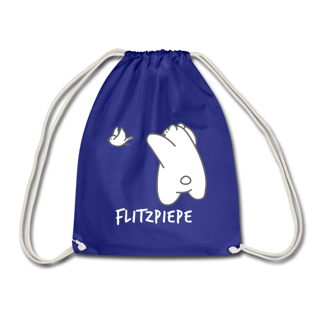 Flitzpiepe - Turnbeutel - Königsblau