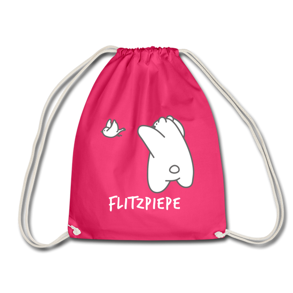 Flitzpiepe - Turnbeutel - Fuchsia