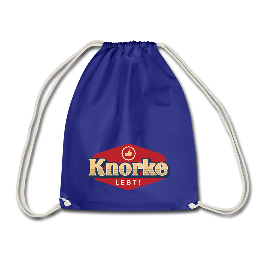 KNORKE lebt! - Turnbeutel - Königsblau