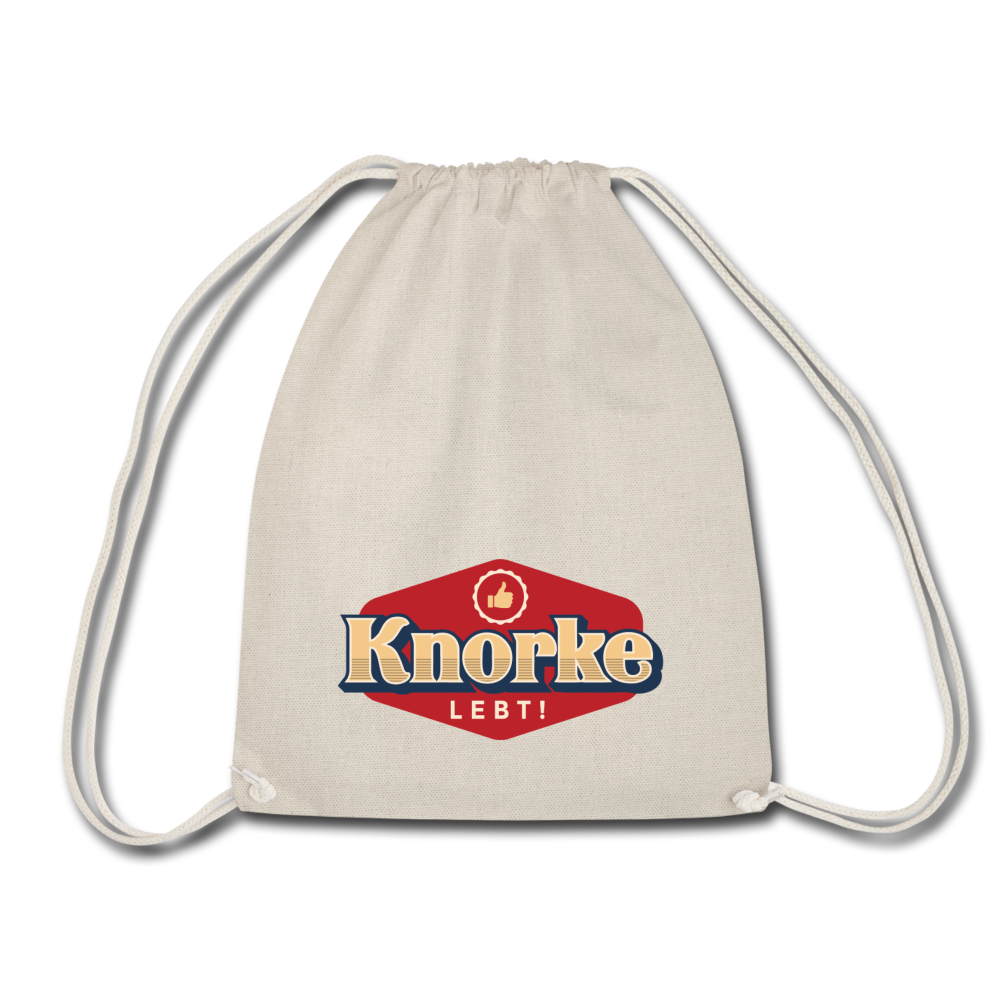 KNORKE lebt! - Turnbeutel - Natur