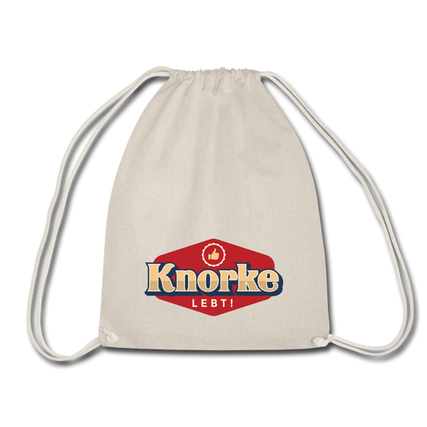 KNORKE lebt! - Turnbeutel - Natur