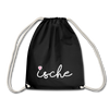Ische - Stoffbeutel - Schwarz
