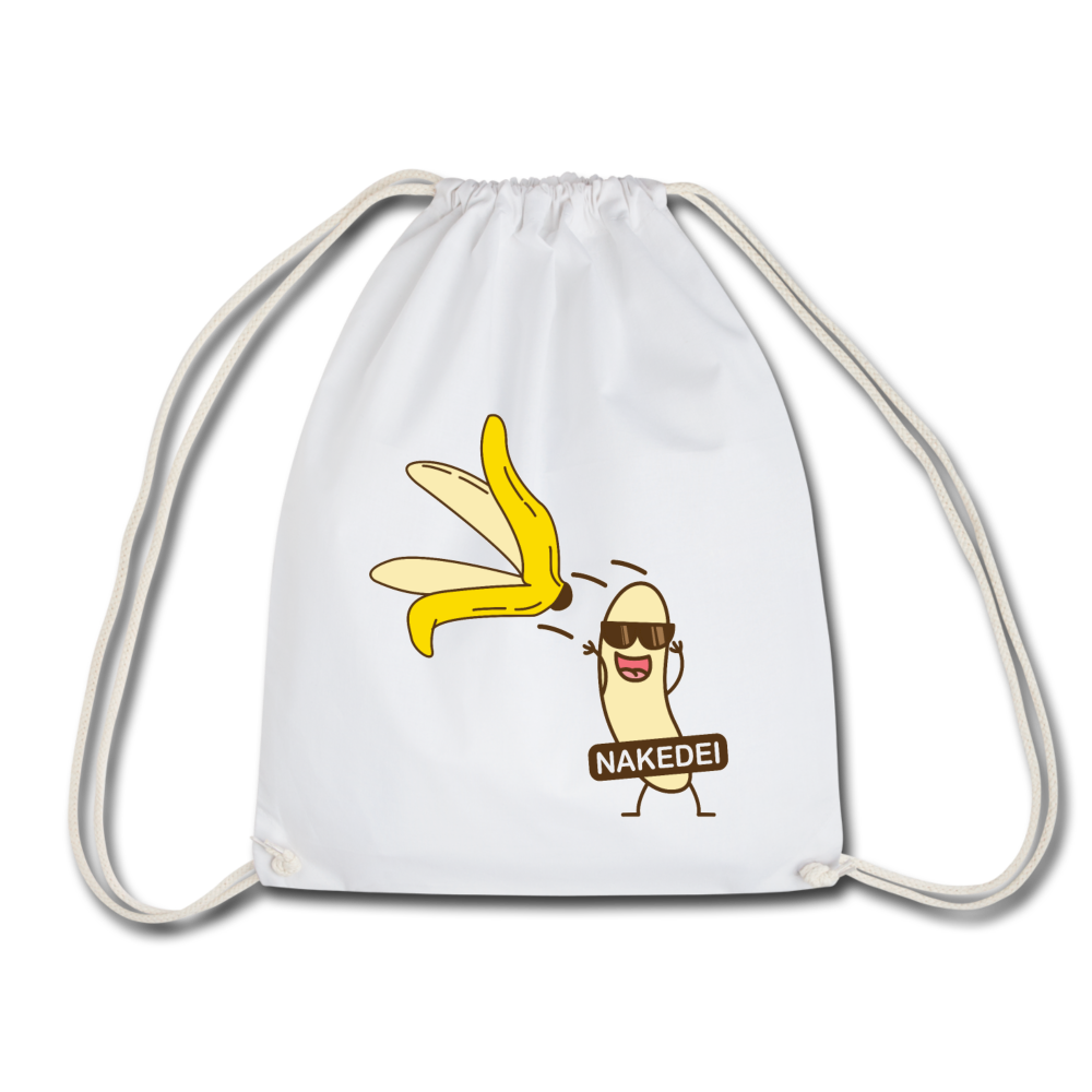 Nakedei - Turnbeutel - Weiß