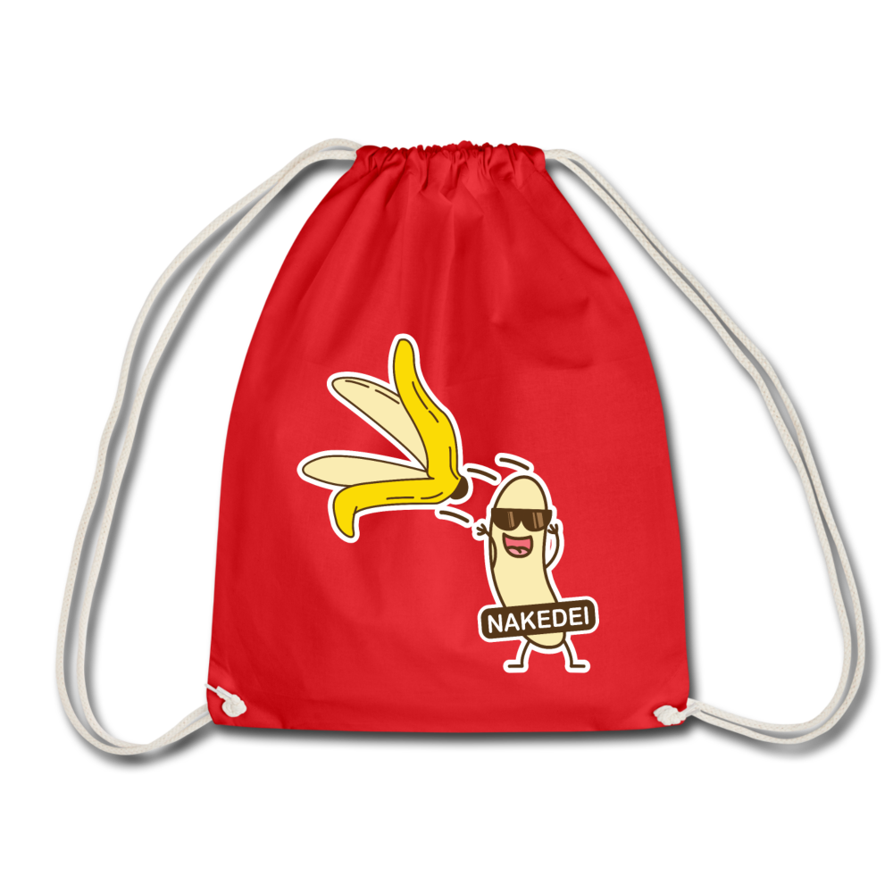 Nakedei - Turnbeutel - Rot