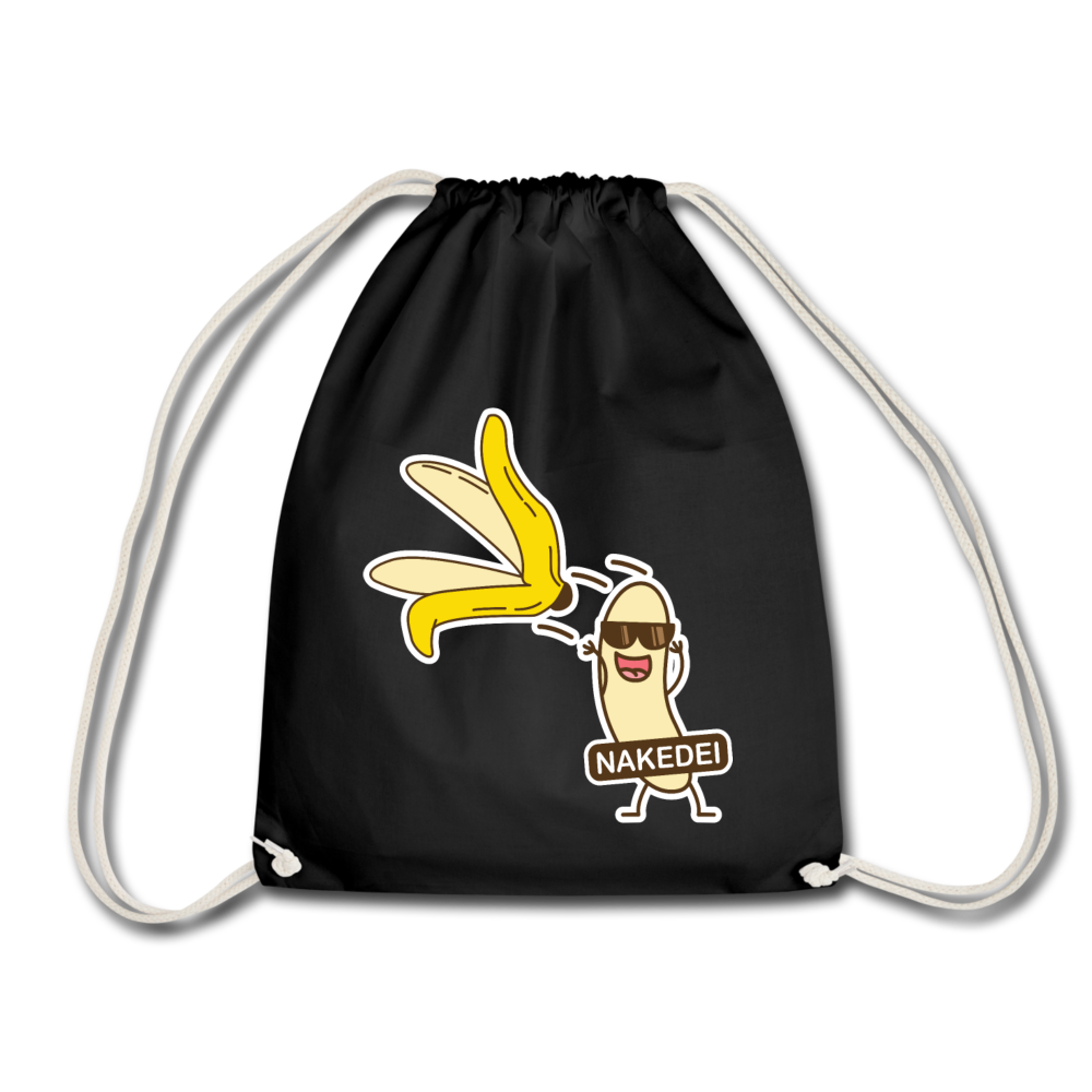 Nakedei - Turnbeutel - Schwarz