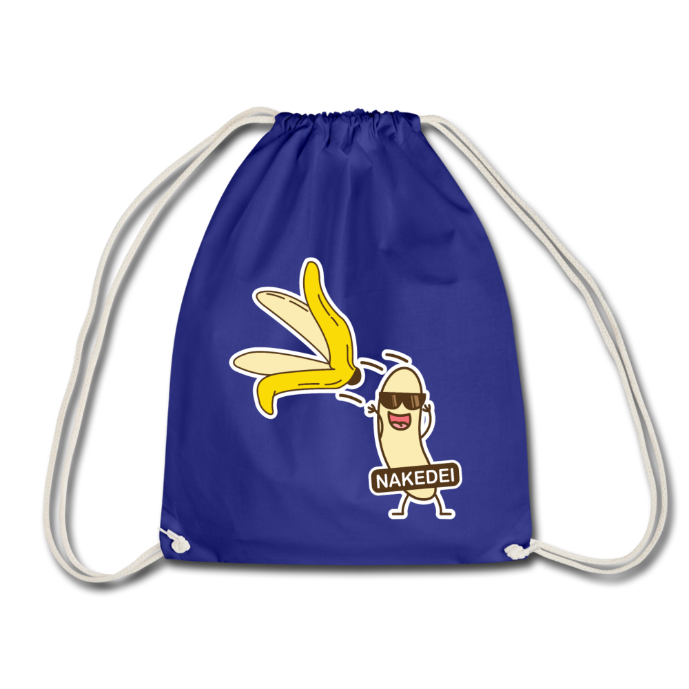 Nakedei - Turnbeutel - Königsblau