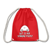 Dit is mir Schnurz Piepe - Turnbeutel - Rot