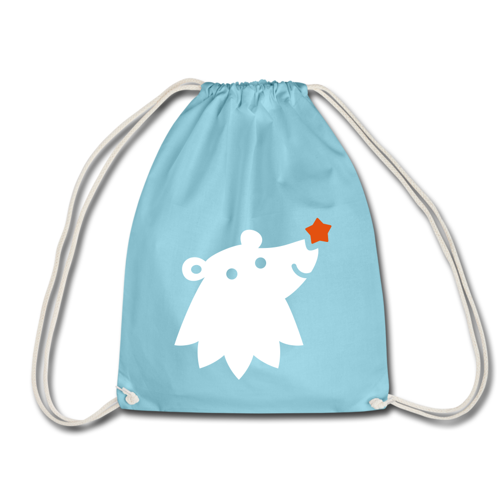 Schnauze Bär - Turnbeutel - Aqua