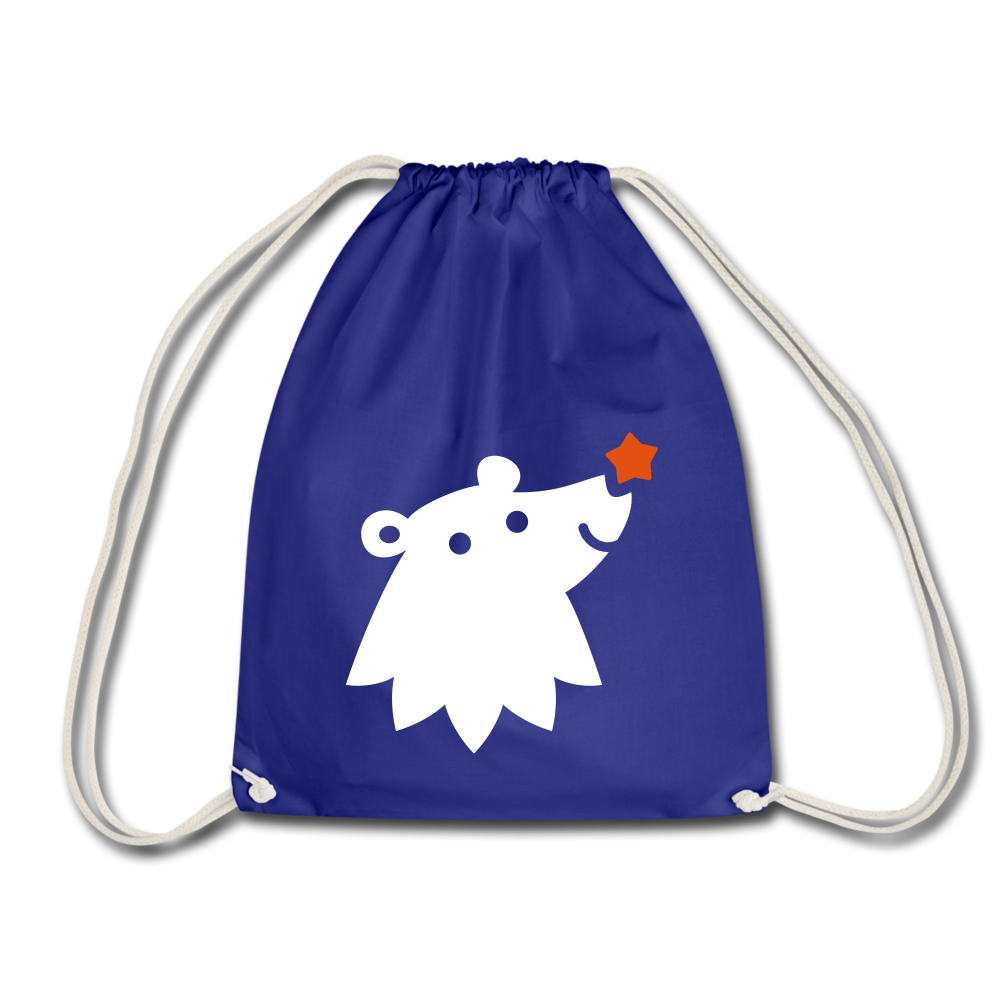Schnauze Bär - Turnbeutel - Königsblau