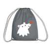 Schnauze Bär - Turnbeutel - Grau