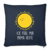 Ick fühl mir prima - Sofakissen mit Füllung (45 x 45 cm) - Navy