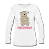Marzipanien - Frauen Premium Langarmshirt - Weiß