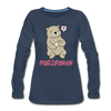 Marzipanien - Frauen Premium Langarmshirt - Navy