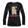 Marzipanien - Frauen Premium Langarmshirt - Anthrazit