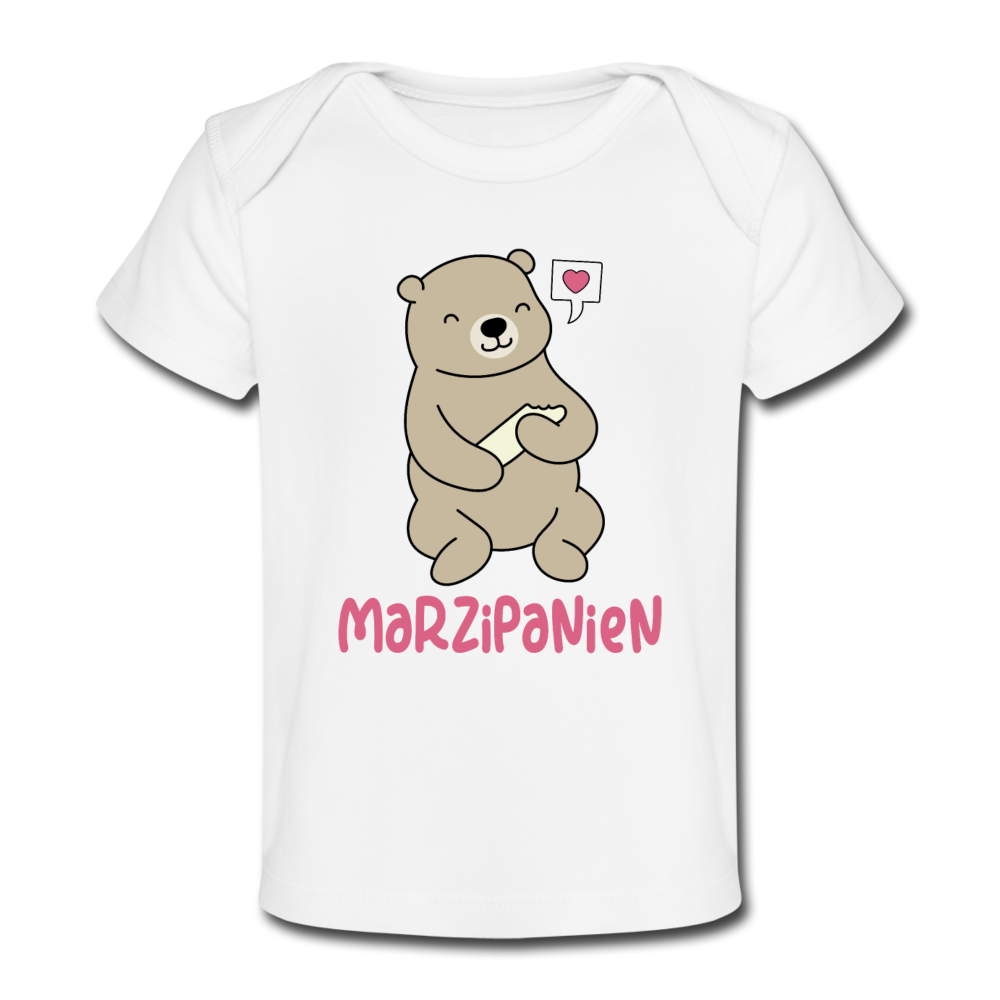 Marzipanien - Baby Bio T-Shirt - Weiß