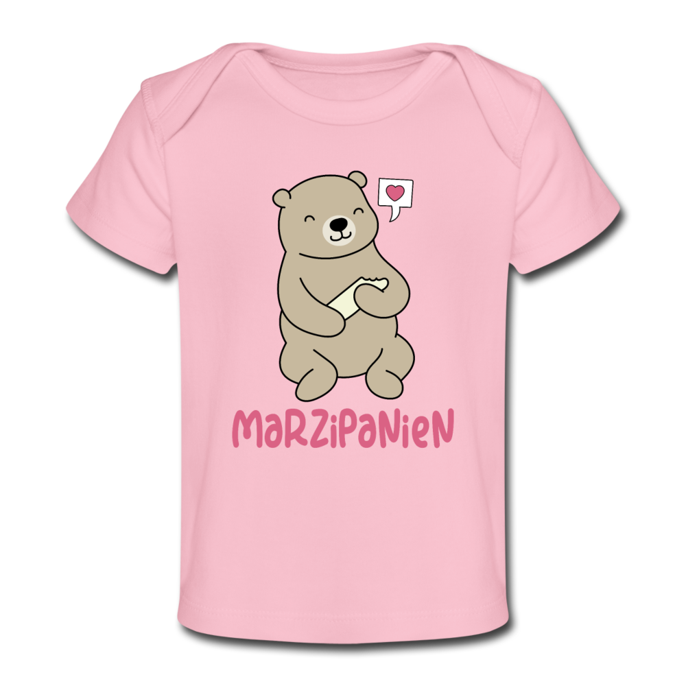 Marzipanien - Baby Bio T-Shirt - Hellrosa