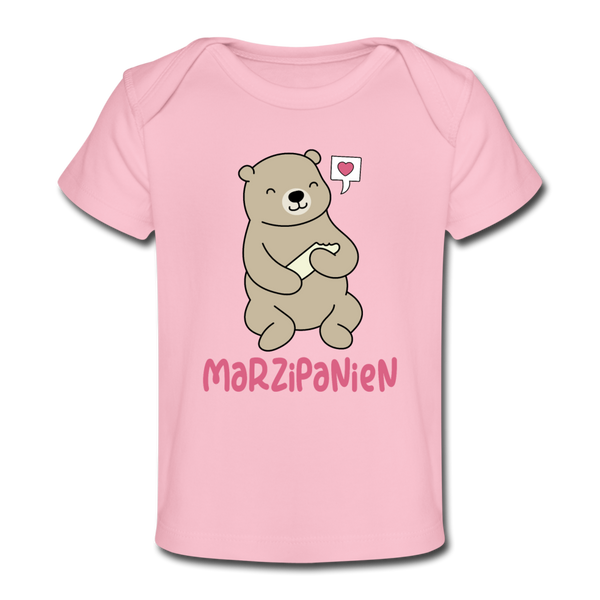 Marzipanien - Baby Bio T-Shirt - Hellrosa
