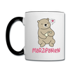 Marzipanien - Tasse zweifarbig - Weiß/Schwarz