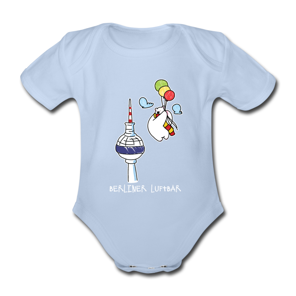 Berliner Luftbär - Bio-Kurzarmbody - Sky
