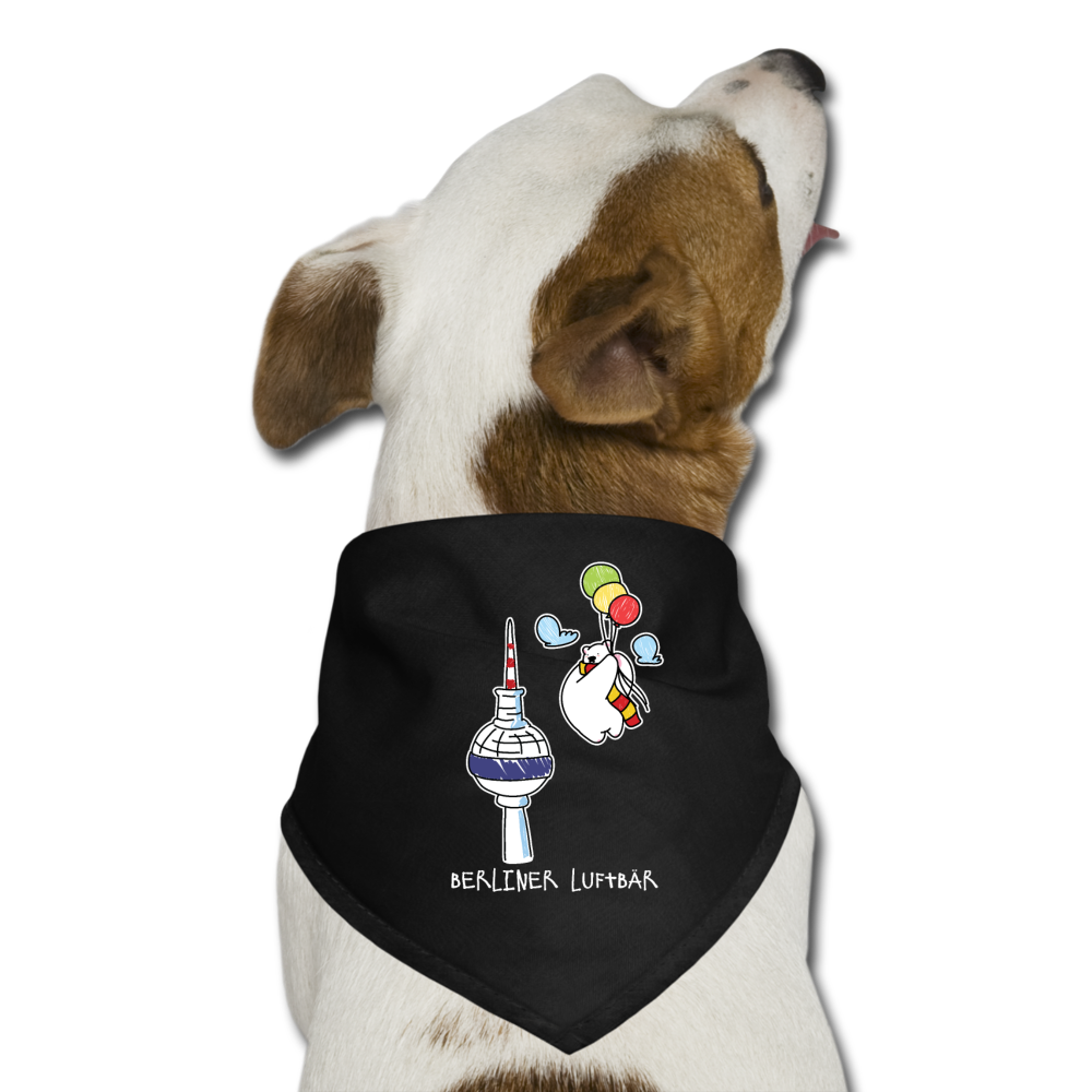 Berliner Luftbär - Hunde-Bandana - Schwarz