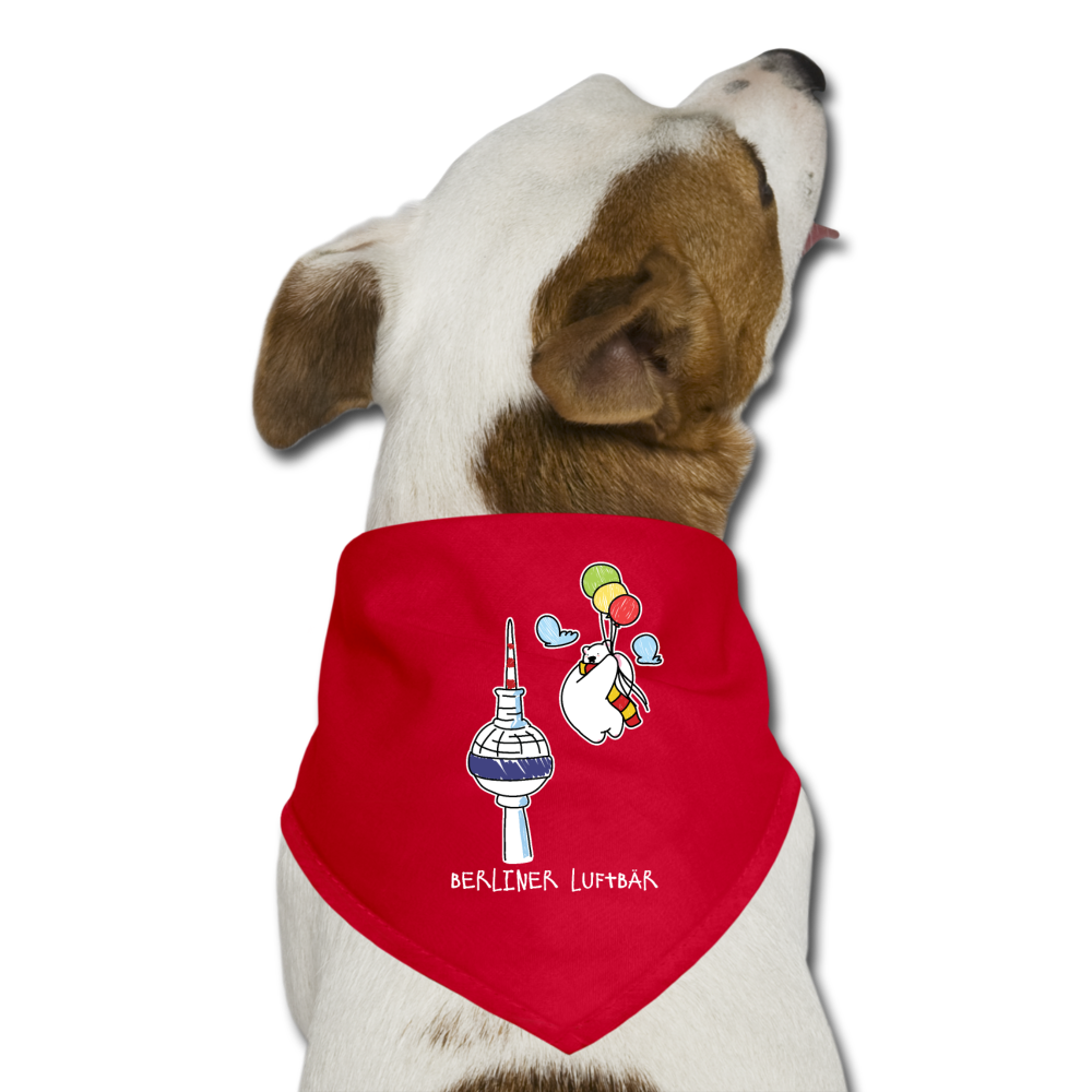 Berliner Luftbär - Hunde-Bandana - Rot