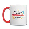 Mit'n Klammabeutel jepudat - Tasse zweifarbig