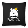 Bärlin - Sofakissen mit Füllung (45 x 45 cm) - Schwarz