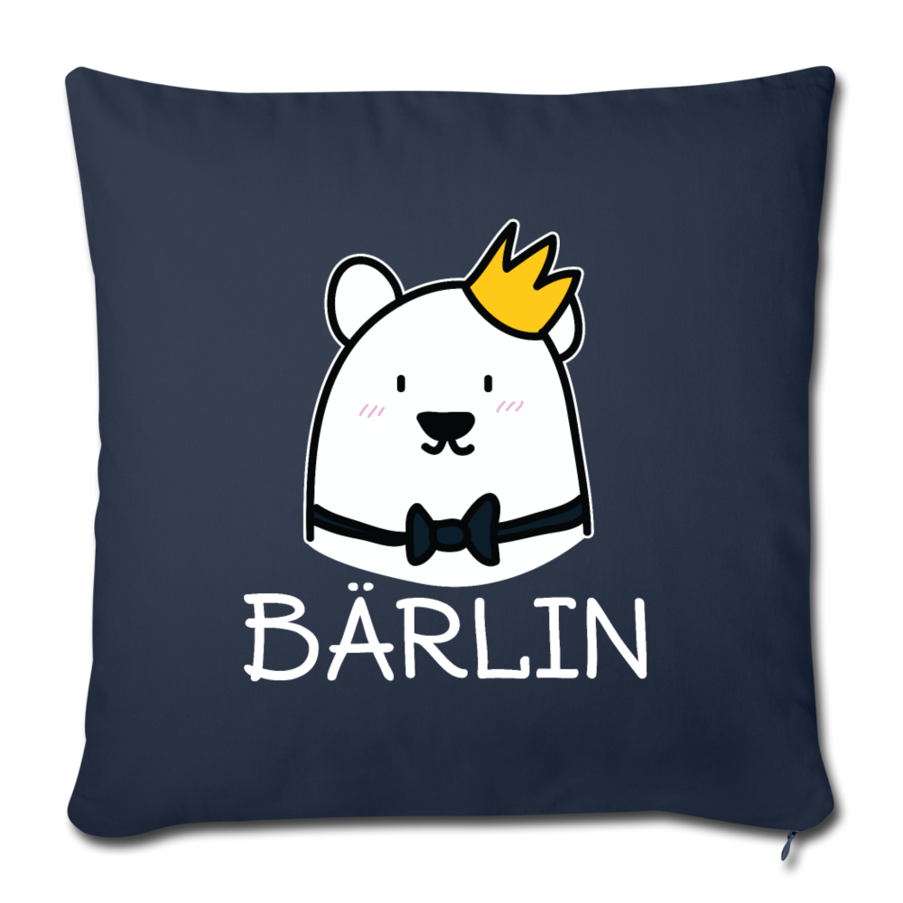 Bärlin - Sofakissen mit Füllung (45 x 45 cm) - Navy