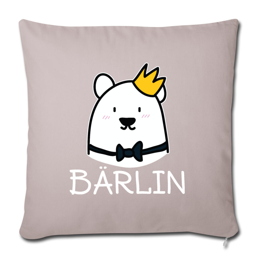 Bärlin - Sofakissen mit Füllung (45 x 45 cm) - helles Taupe