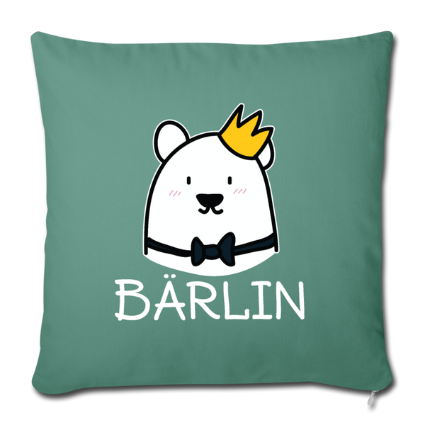 Bärlin - Sofakissen mit Füllung (45 x 45 cm) - Tanngrün