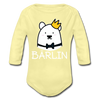 Bärlin - Bio-Langarmbody - Hellgelb