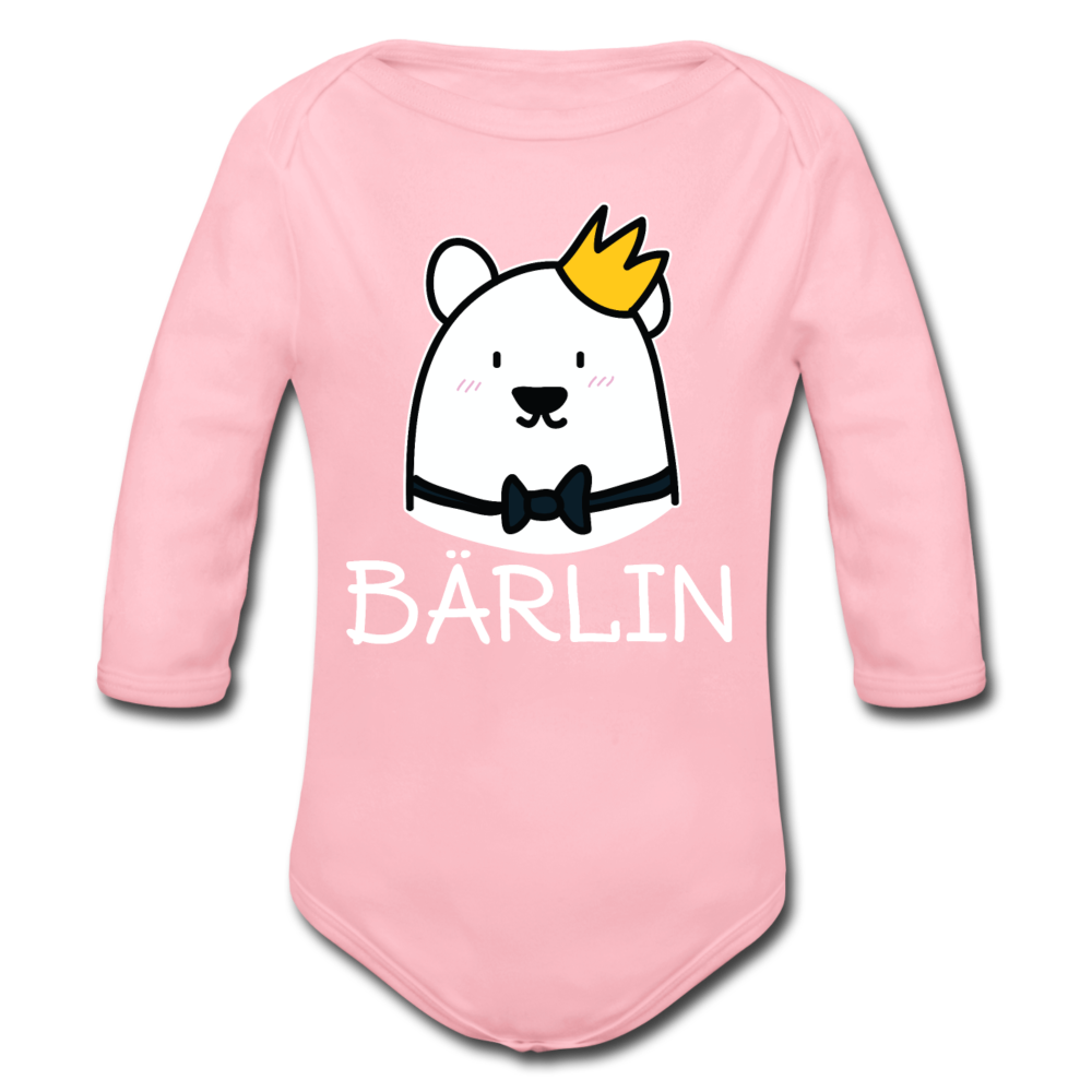 Bärlin - Bio-Langarmbody - Hellrosa