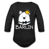 Bärlin - Bio-Langarmbody - Schwarz