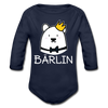 Bärlin - Bio-Langarmbody - Dunkelnavy