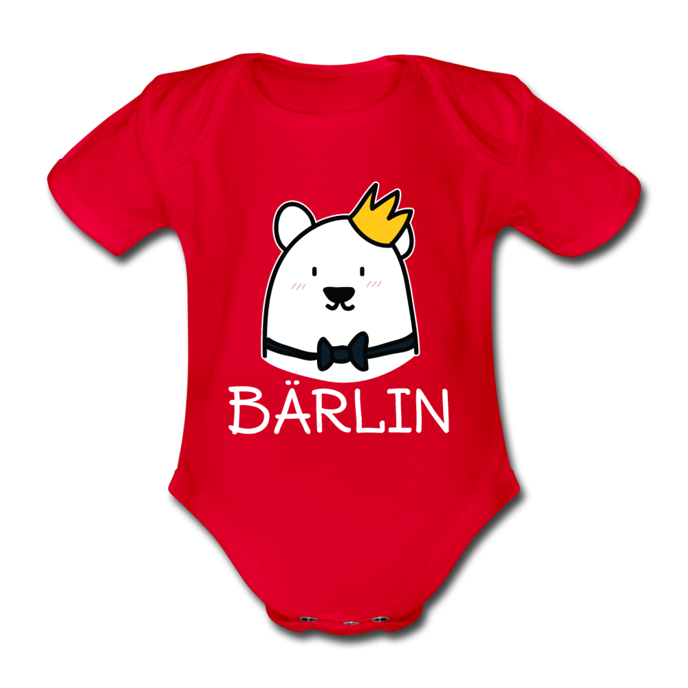 Bärlin - Bio-Kurzarmbody - Rot