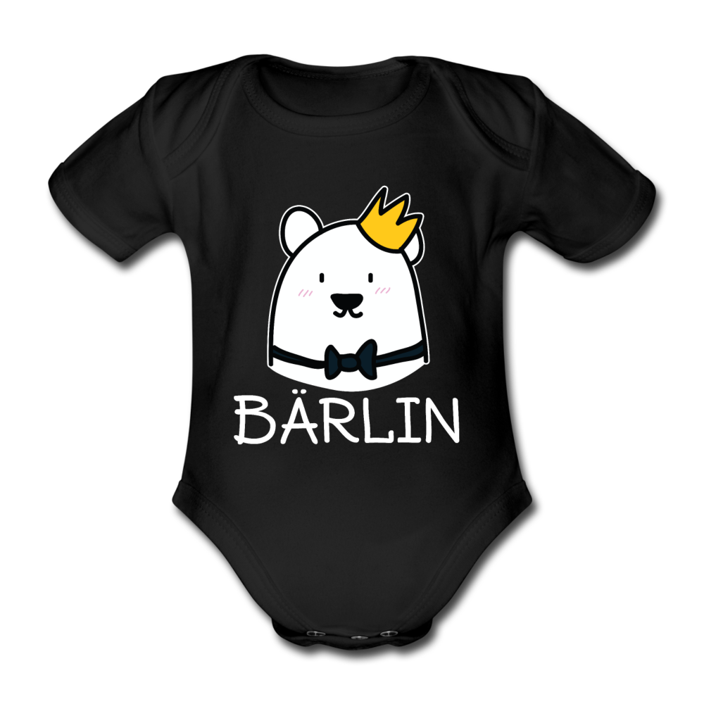 Bärlin - Bio-Kurzarmbody - Schwarz