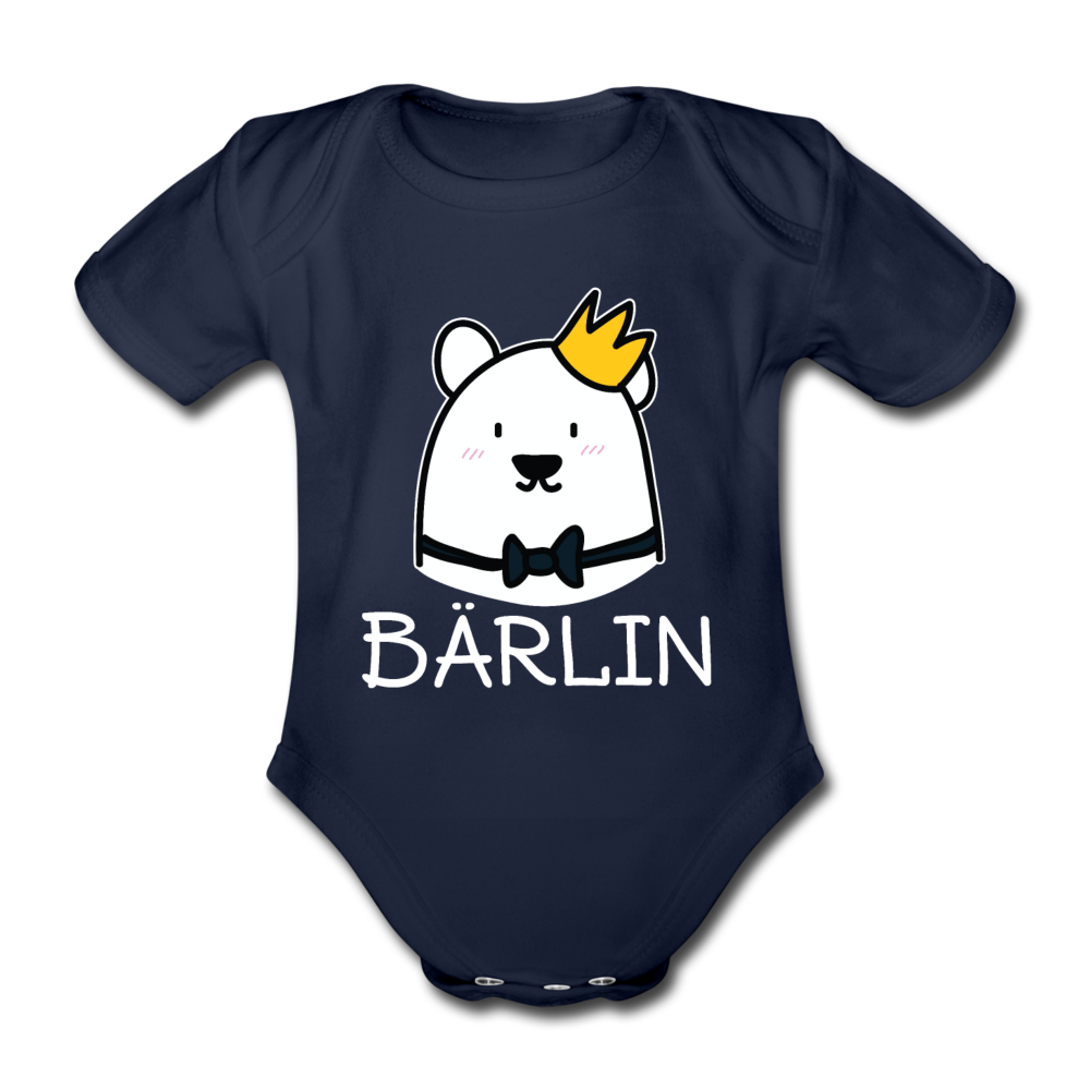 Bärlin - Bio-Kurzarmbody - Dunkelnavy