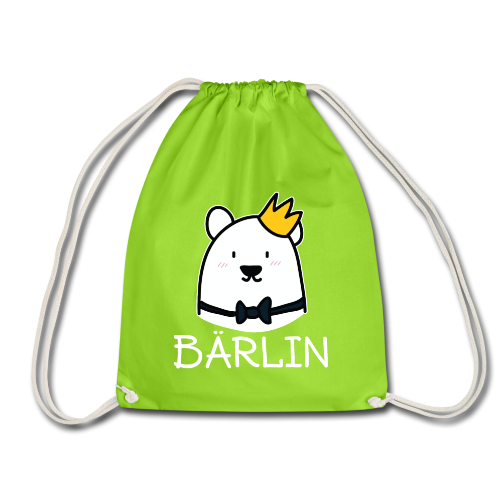 Bärlin - Turnbeutel - Neongrün