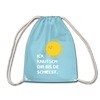 Ick knutsch dir Sonne! - Turnbeutel - Aqua