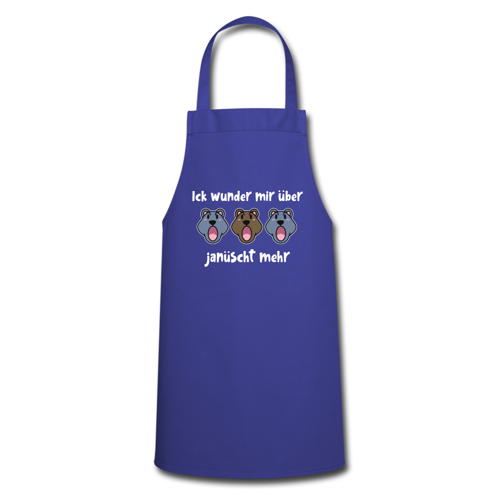 Ick wunder mir - Kochschürze - Royalblau